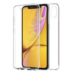 Capa de Silicone 360º para Apple iPhone XR Transparente Capa de Silicone 360º para Apple iPhone XR Transparente